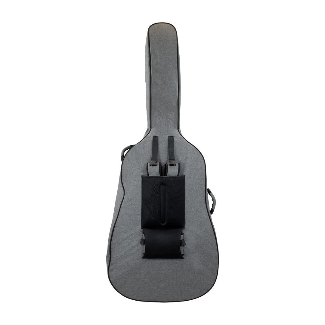 46BS34-315 - Double bass gig bag 3/4 size Grey with red interior / A1